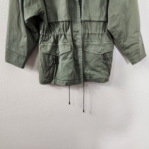Joie NWT Olive Green Jenita Utility Jacket Size XS NWT - Picture 3 of 16